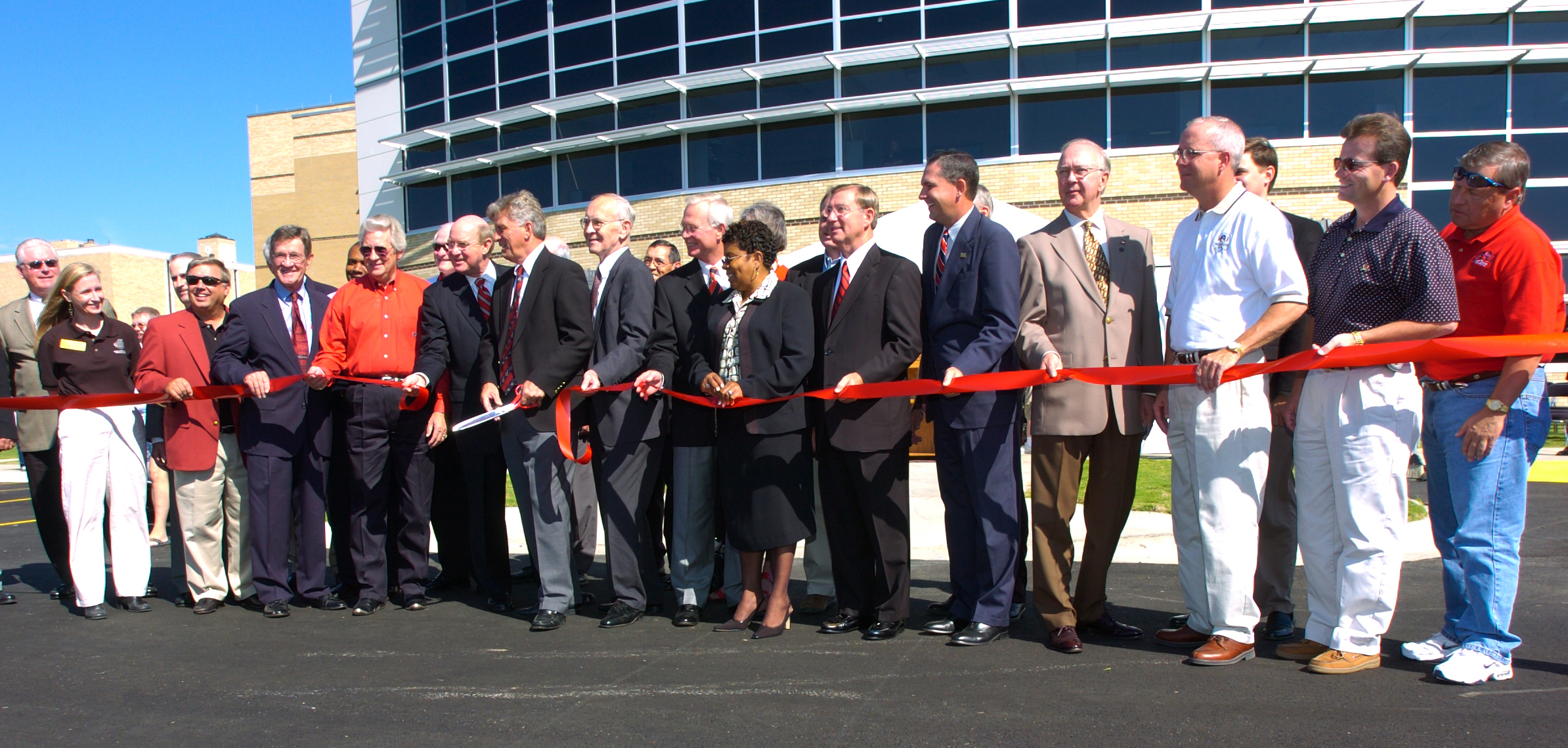 ABI ribbon cutting in 2004